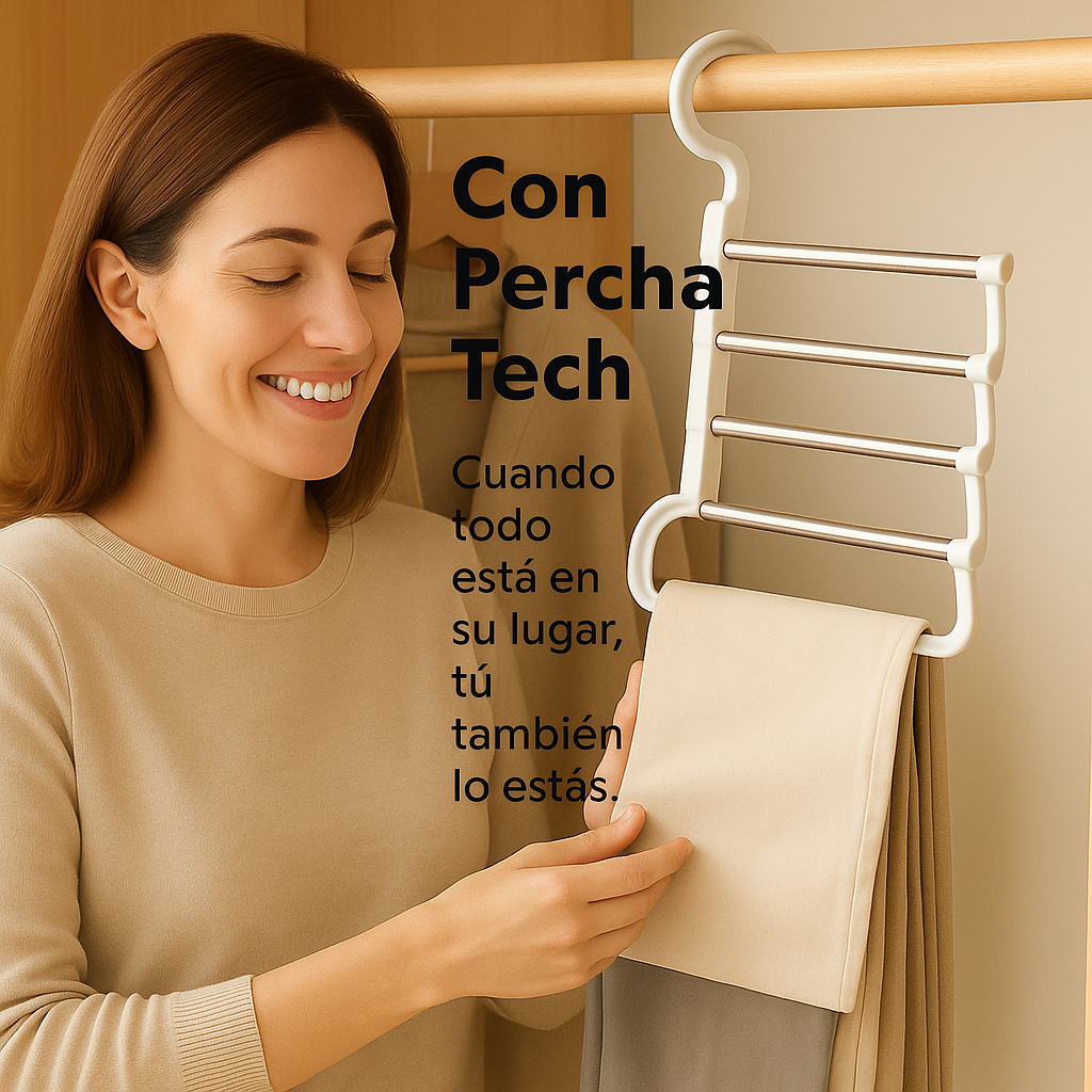 ✨Llevas 3 pagas 1 | PerchaTech: Orden total en tu clóset con solo un movimiento ✨