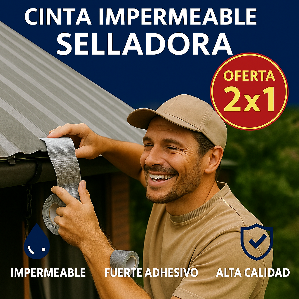 ✨Cinta Impermeable de 5MT X 10CM 2x1 – Blindacinta ✨
