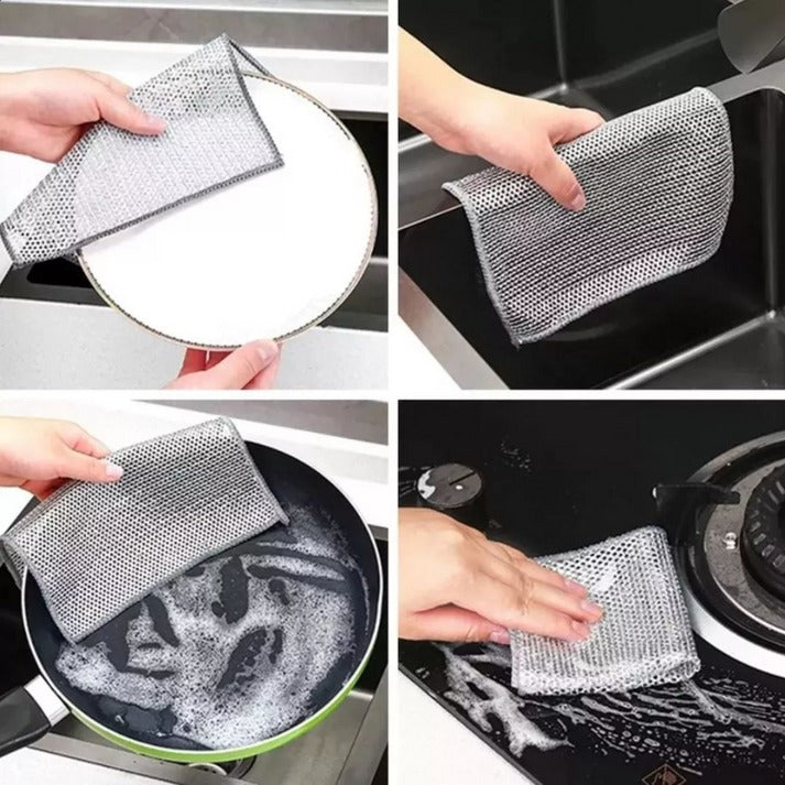 Kit de  5 Paños de Aluminio Multiusos✨🧽