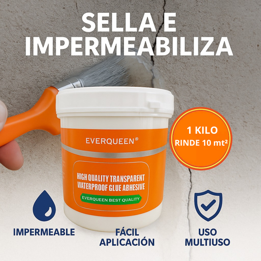 ✨Sellador Adhesivo EverQueen 1 kg para Filtraciones y Fugas+Brocha✨