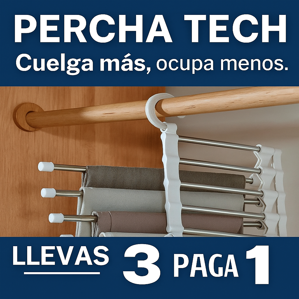 ✨Llevas 3 pagas 1 | PerchaTech: Orden total en tu clóset con solo un movimiento ✨